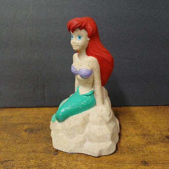 Disney Little Mermaid Ariel 1990  Mr. Sandman Statue Sand Sculpture Figurine - Picture 3 of 10